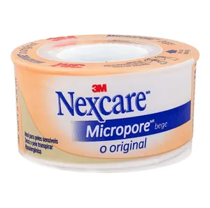 Esparadrapo Micropore 3M Bege 25x4,5m Metros