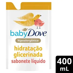 Sabonete Líquido Infantil Baby Dove Hidratação Glicerinada Refil 400ml