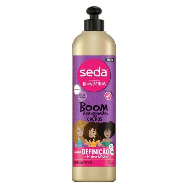 Creme de Pentear Seda Boom Apaixonadas por Cachos 400ml