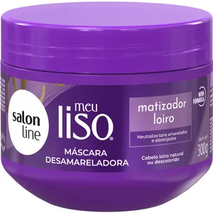 Máscara Capilar Salon Line Meu Liso Matizador Loiro 300g