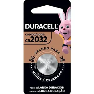 Pilha Botão Lithium Duracell CR 2032 3V 1 Unidade