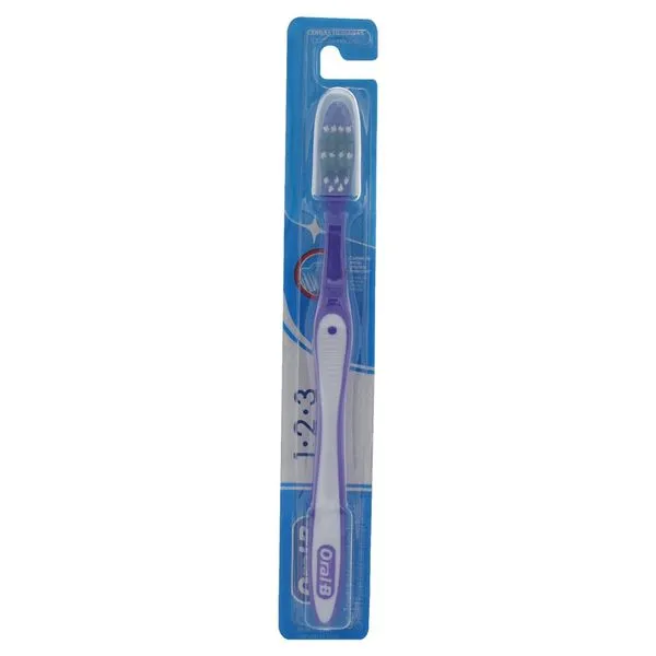 Escova Dental Oral-B 123 Limpeza Brilhante Macia