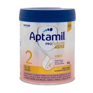 Fórmula Infantil Aptamil Profutura Gold 2 6 A 12 Meses 800g Suplemento Alimentar Nutridrink Protein Baunilha 350g