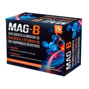 Mag B Magnésio e Vitamina B6 com 60 comprimidos revestidos