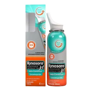 Descongestionante Rinosoro Jet 0,9% 100ml Solução Nasal Spray