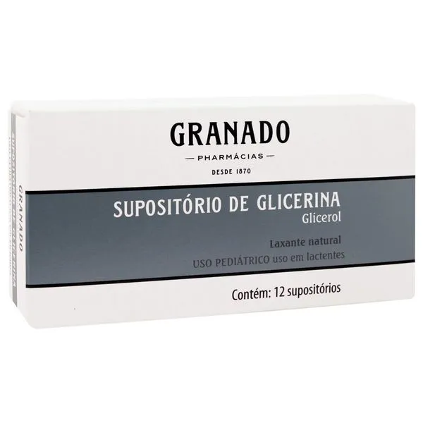 Supositório de Glicerina Granado Pediátrico 12 Supositórios