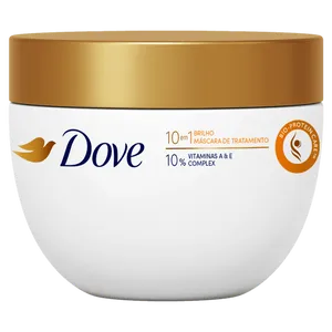Máscara de Tratamento Dove Brilho 10 em 1 Pote 270g