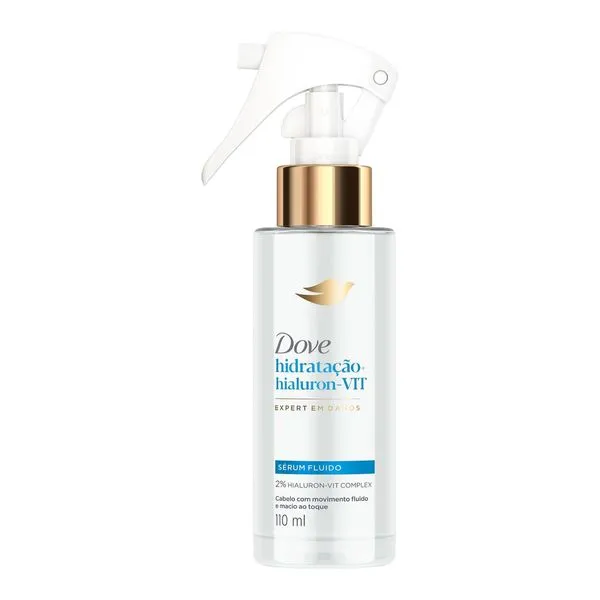 Sérum Capilar Fluido Dove Hidratação + Hialuron-VIT 110ml Spray