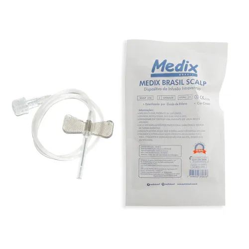 Scalp para infusão intravenosa Medix 27g