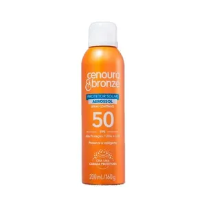 Protetor Solar Cenoura & Bronze FPS 50 Aerosol 200ml
