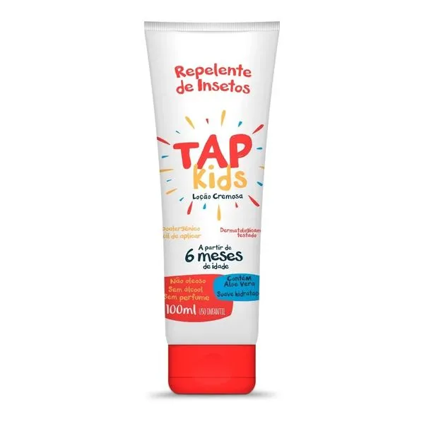Tap Kids Repelente de Insetos Para Bebê Loção 100mL