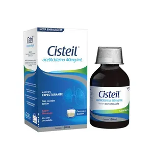 Cisteil 40mg/ml Sabor Morango Xarope Adulto 120ml + Copo Dosador