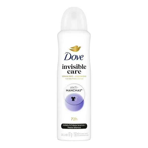 Desodorante Antitranspirante Dove Invisible Care 150ml Aerossol