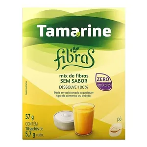 Tamarine Fibras Sem Sabor 10 Sachês de 5,7g Pó Solúvel