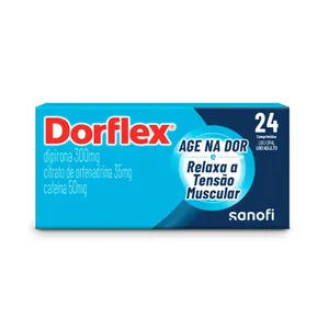 Dorflex com 24 Comprimidos Dorflex Analgésico e Relaxante Muscular 24 comprimidos