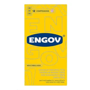 Analgésico e Antiácido Engov 12 Comprimidos
