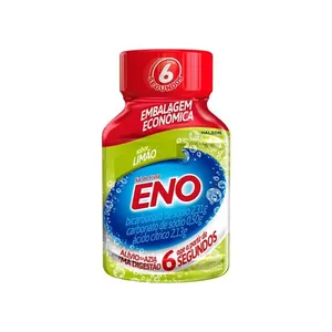 Sal de Fruta Eno 2,31g + 0,50g + 2,13g Sabor Limão Pó Efervescente 100g