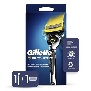 Aparelho de Barbear Gillette Fusion Proshield 1 Unidade