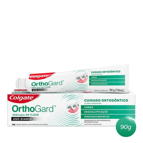 Pasta de Dente Colgate OrthoGard Cuidado Ortodôntico 90g