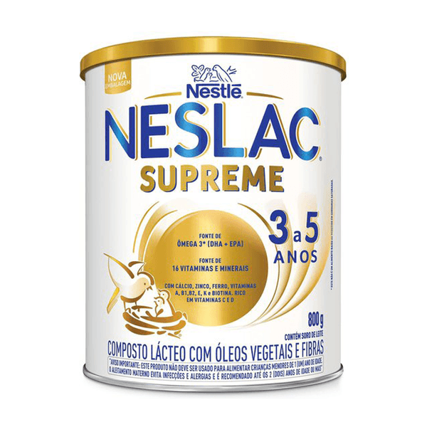 Composto Lácteo Nestlé Neslac Supreme Lata 800g