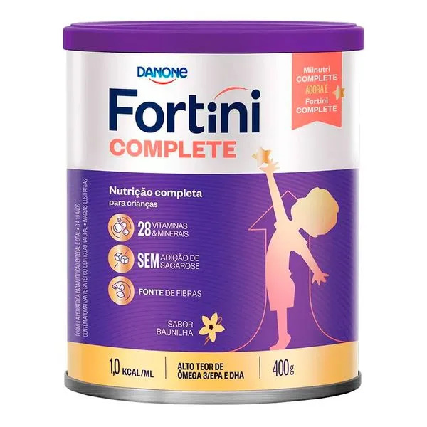 Suplemento Infantil Fortini Complete Baunilha 400g