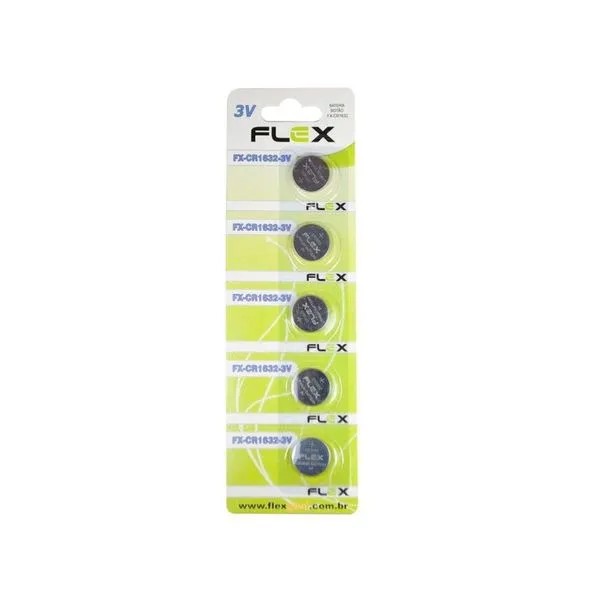 Bateria de Lithium Botão 3V Flex Gold CR1632 1 Unidade