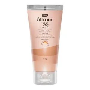 Protetor Solar Facial Libbs Filtrum FPS 70 Color Cor 1.0 50g