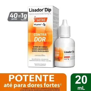 Lisador Dip 500Mg Gotas 20ml