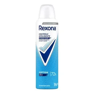 Desodorante Antitranspirante Aerosol Feminino Rexona Cotton Dry 72 horas 150ml