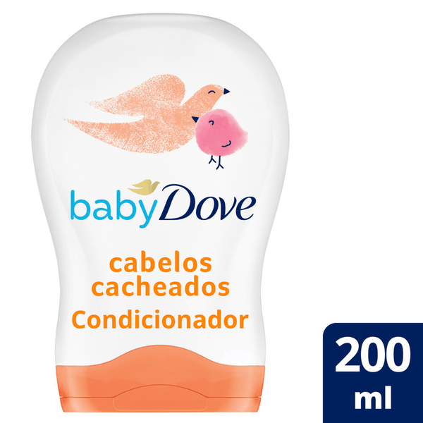 Condicionador Baby Dove Hidratação Enriquecida Cabelos Cacheados 200ml