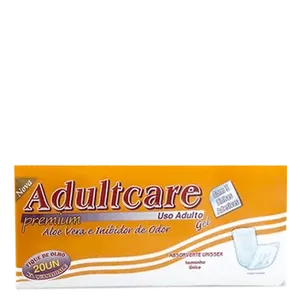 Absorvente Geriátrico Adultcare Premium Unissex 20 Unidades