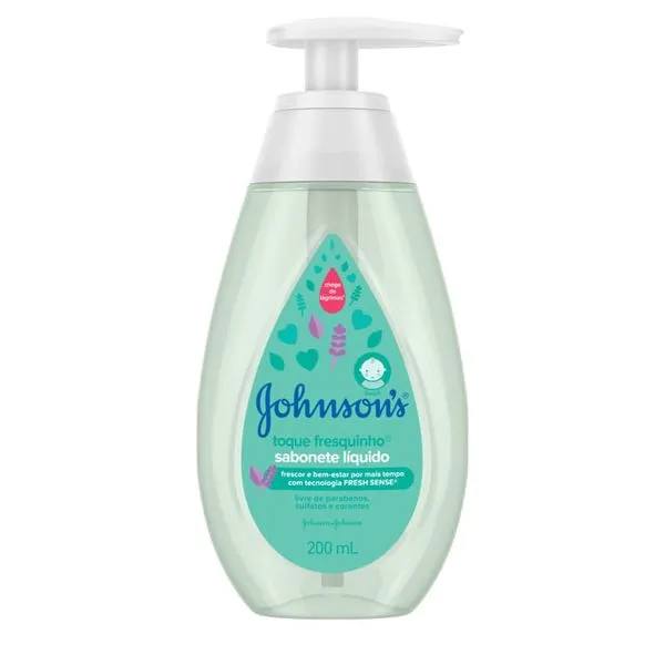 Sabonete Líquido Johnson's Baby Toque Fresquinho 200ml