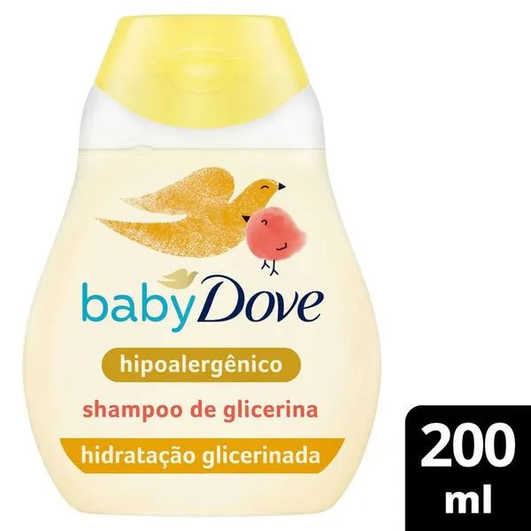 Shampoo Dove Baby Hidratação Glicerinada 200Ml