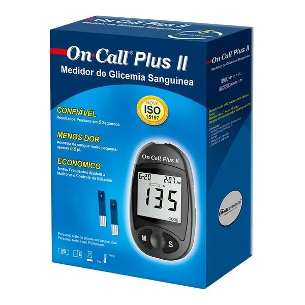 Medidor de Glicose On Call Plus II