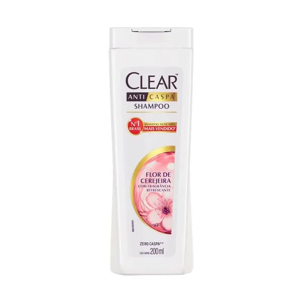 Shampoo Anticaspa Clear Women Flor de Cerejeira 200ml