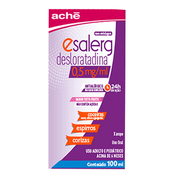 Antialérgico Esalerg 0,5mg/ml 100ml Xarope