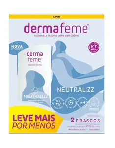 Kit Sabonete Íntimo Dermafeme Neutralizz 200ml 2 Unidades