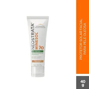 Protetor Solar Facial Neostrata Minesol Oil Control FPS70 Cor Morena Mais 40g