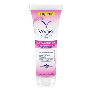 Sabonete Líquido Íntimo Feminino Vagisil Odor Block 300ml