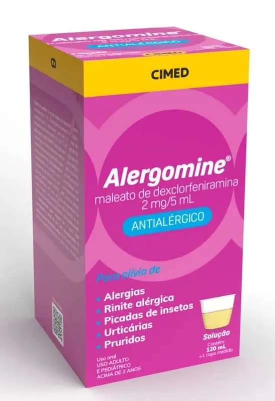 Alergomine Xarope 2mg 5ml 120ml