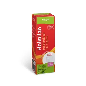 Helmilab 20mg/ml Sabor Framboesa Sem Açúcar Suspensão Oral 30ml + Copo Medidor