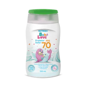 Protetor Solar Bebê Love FPS 70 Nutriex 120ml