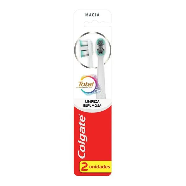 Escova de Dente Colgate Total Limpeza Espumosa 2 Unidades