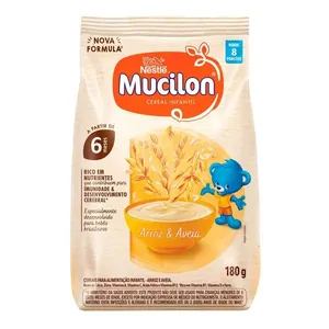 Cereal Infantil Mucilon Arroz e Aveia Integral 180g