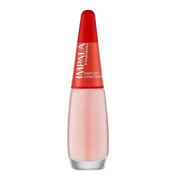 Esmalte Impala Tratamento Base para Unhas Fracas 7,5ml Esmalte Impala Tratamento Base Unhas Fracas