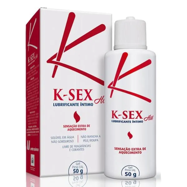 K-Sex Hot Gel Lubrificante Íntimo 50g