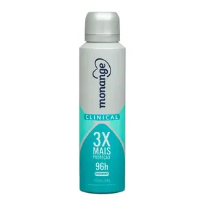 Desodorante Antitranspirante Aerossol Monange Clínical Revigorante Feminino 150ml