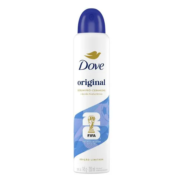 Desodorante Antitranspirante Aerossol Dove Original 250 ml