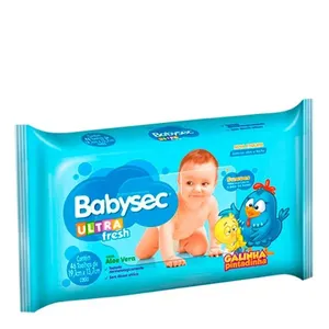 Toalha Umedecida Babysec Galinha Pintadinha Ultrafresh 46 Unidades
