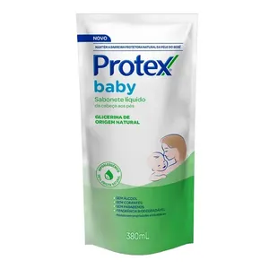 Sabonete Líquido Para Bebê Protex Baby Glicerina Natural 380ml